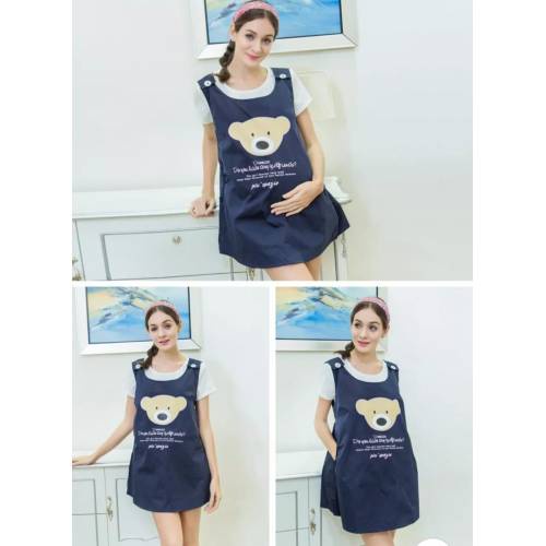 Setelan Bumil Lucu (bear) // baju hamil // set hamil korea all size + inner