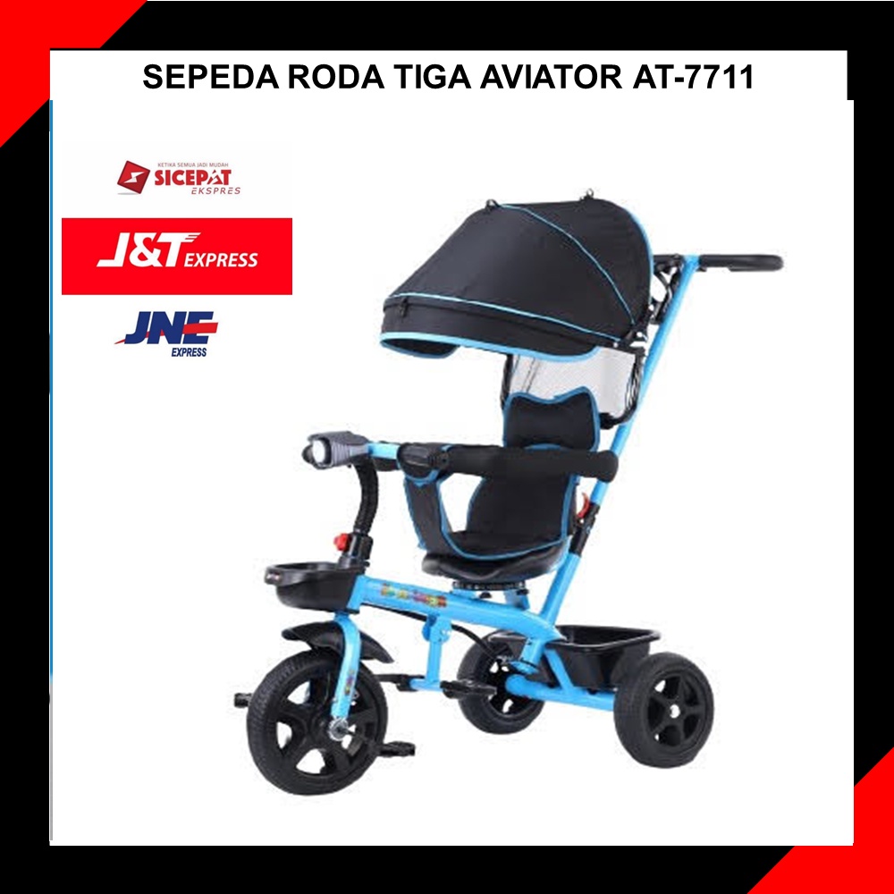 Sepeda Aviator Roda Tiga Anak Tricycle At 7711, Sepeda Roda 3 Aviator AT 112-7, AT 1127 KARGO