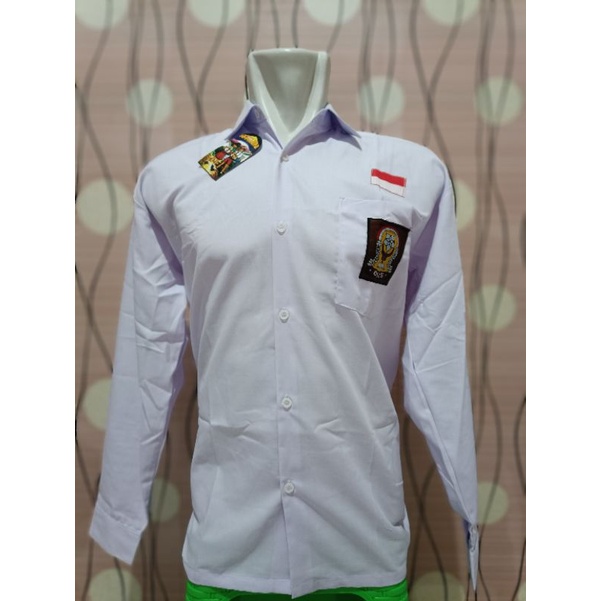 BAJU PUTIH SMA TANGAN PANJANG/BAJU PUTIH SMA MEREK PELAJAR/SERAGAM SEKOLAH MURAH