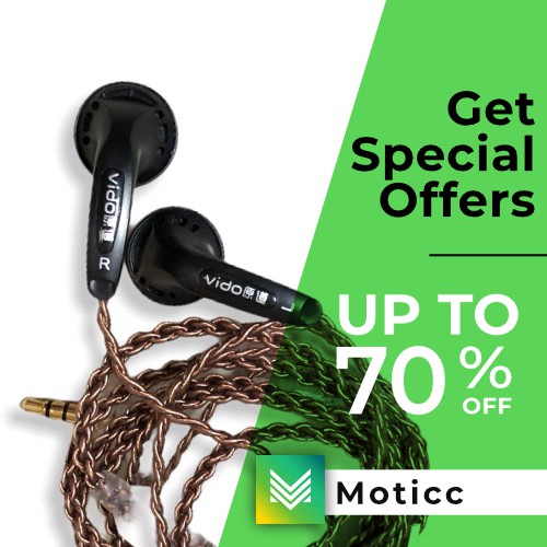 EARBUD VIDO RECABLE MIC DIY RECABLE JACK L V5 - KABEL COPPER KZ