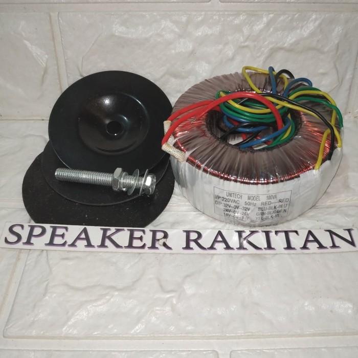 Trafo Travo Toroid Donat Uni 100Va 5A Ct 18V ,Ct 24V, Ct 32V