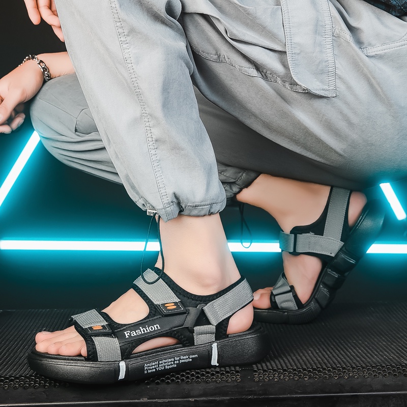 【COD &amp; Kirim Hari ini】Sendal Pria Sol Lembut Tidak Licin - Sandal Pria - Sendal Gunung Pria - Sandal Gunung Pria - Sendal Pria Kakinien - Sendal Cowok Kekinian - Sendal Pria Casual - Sendal Kasual Pria - Sendal Fashion Pria - Sepatu Sandal Pria