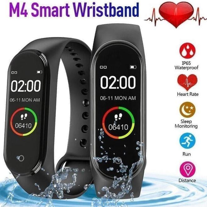 c9om smartwatch m4 - smart watch m4 - smartband m4 - jam tangan kesehatan hi0o