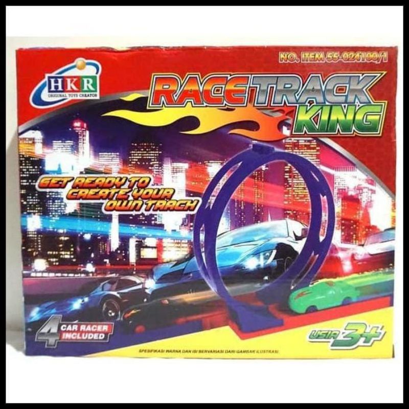 Mainan Anak Mobil Race Track King / Mainan Mobil Balap