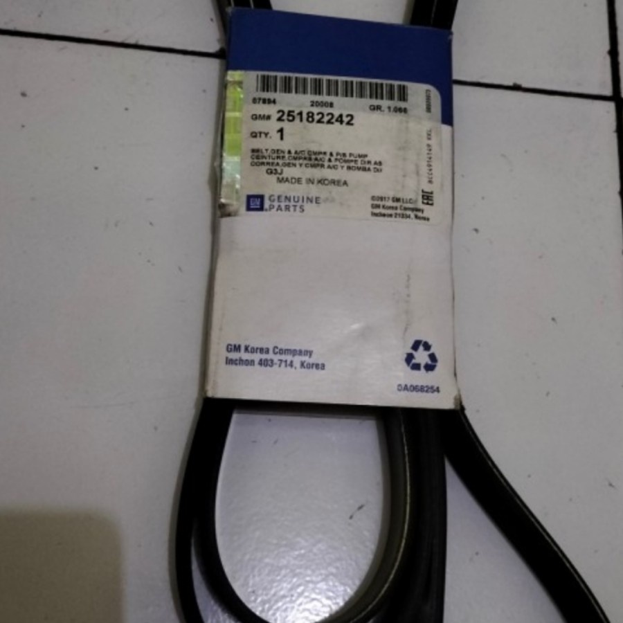 Fanbelt Captiva Diesel FL ORI Gm V belt Captiva Diesel FL 25182242