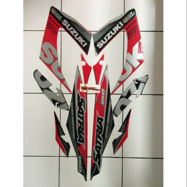 STIKER STRIPING SATRIA F 2015