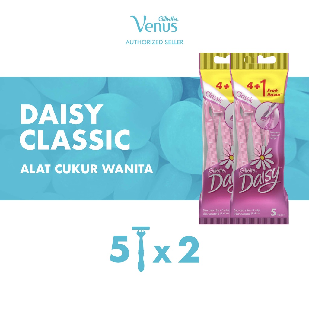 Jual Gillette Daisy Alat Cukur Wanita Isi Razor Pisau Cukur Paket Isi