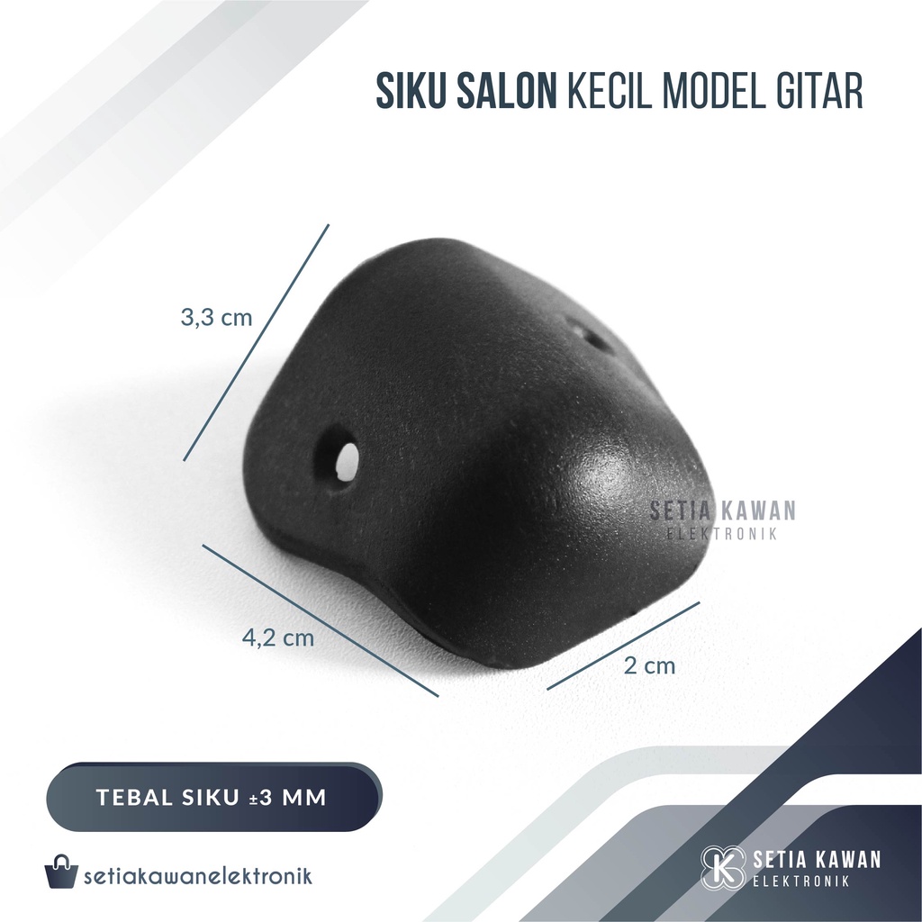 Siku Salon Speaker Kecil Model Gitar / Kaki Box Speaker Plastik Kecil Model Gitar