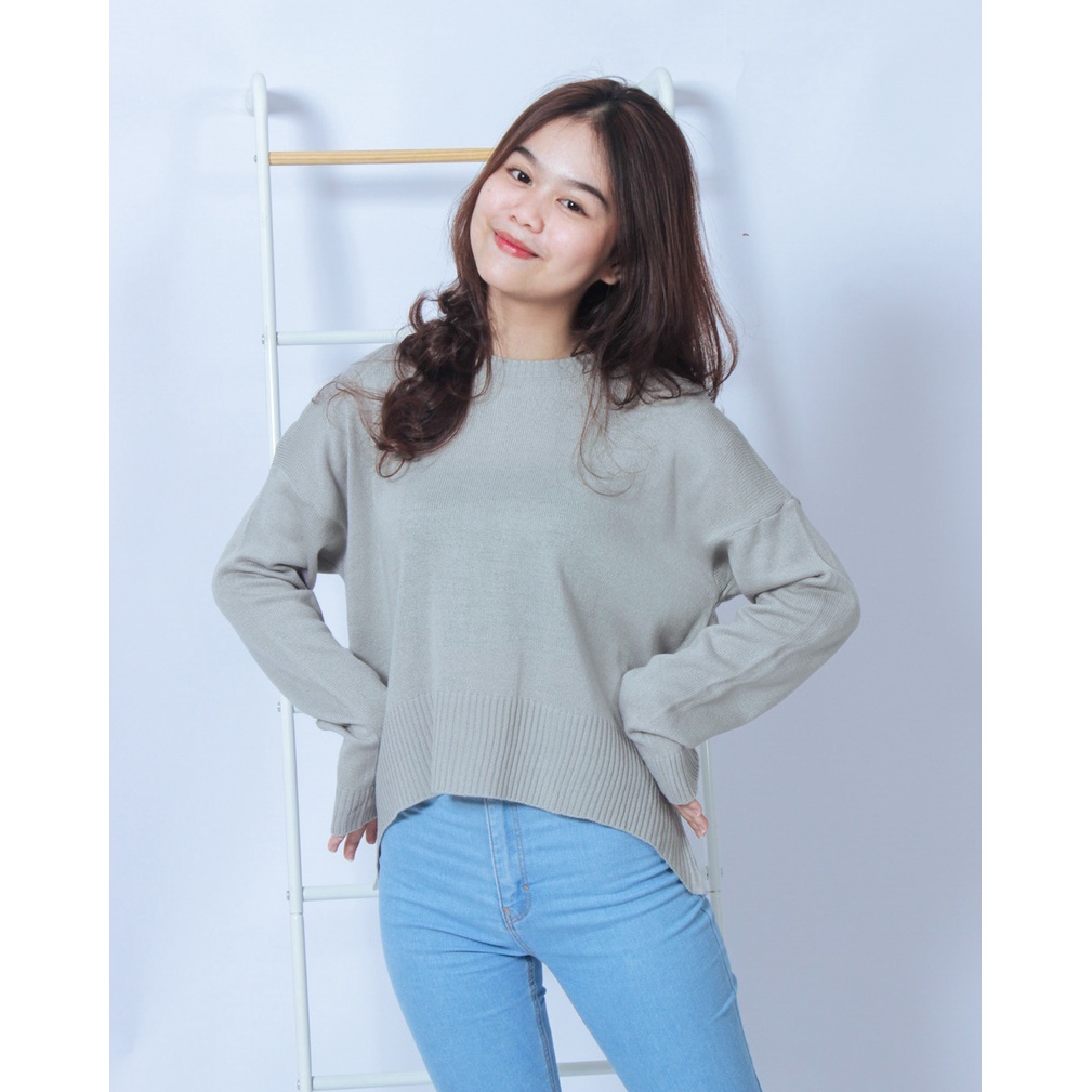 KALILA - Atasan Rajut Halus Wanita ALEXA CROP