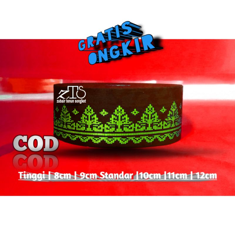 peci dewasa peci songket kopiah songkok warna hitam hijau peci sholat