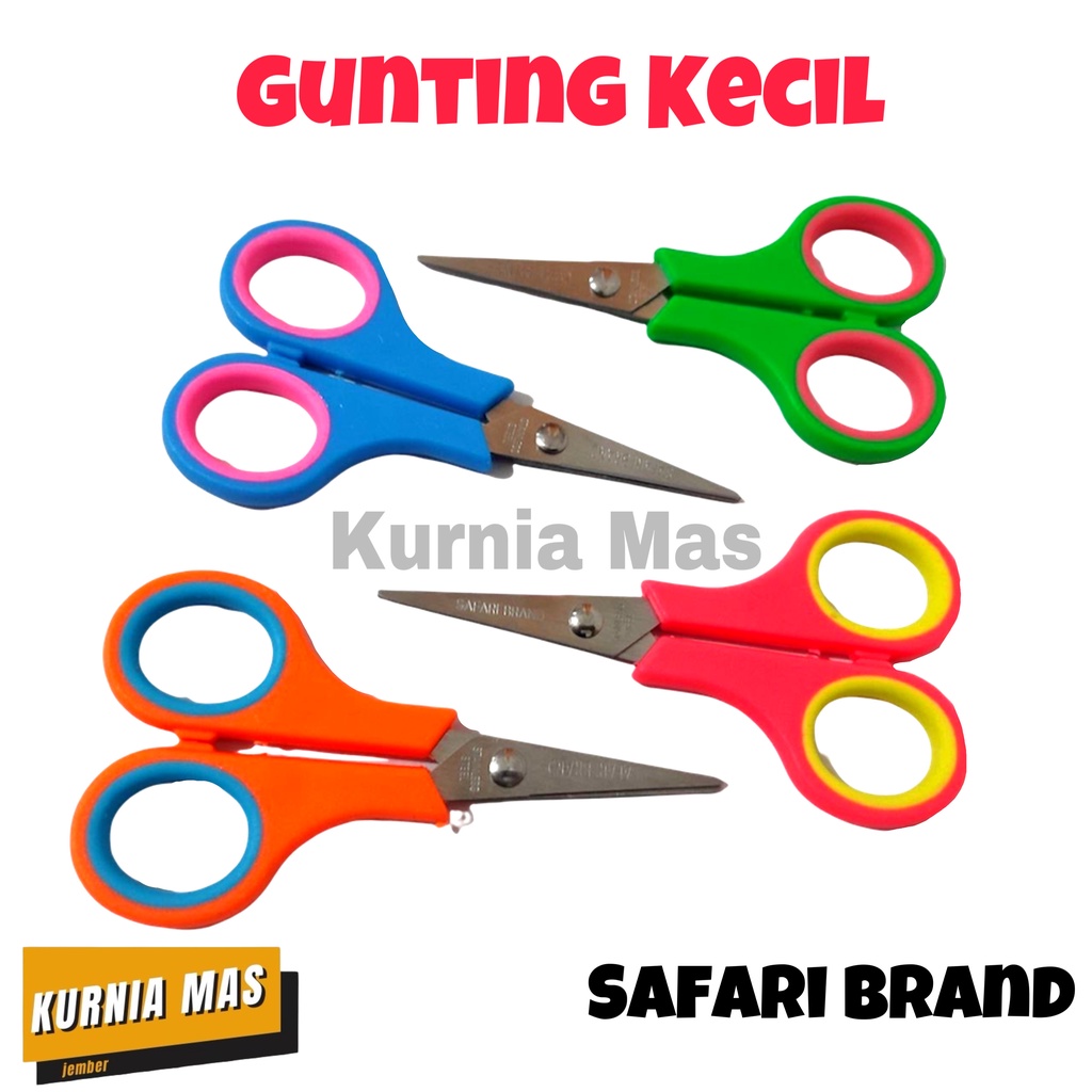 

Gunting Kecil SAFARI BRAND Gunting Kertas Serbaguna Warna Warni