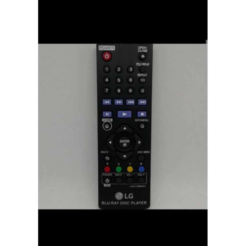 REMOTE REMOT DVD LG PLAYER AKB73896401 ORIGINAL ASLI