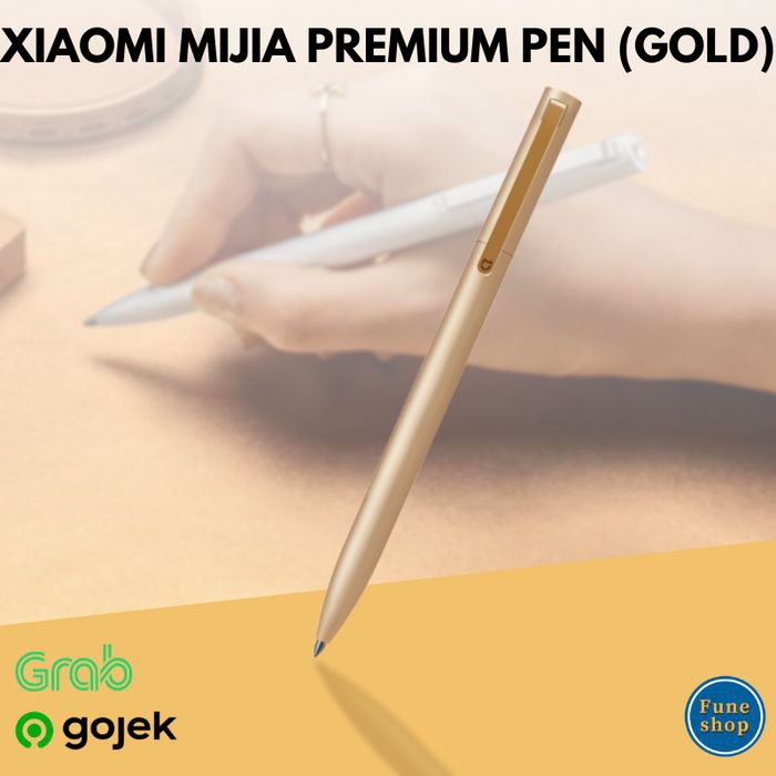 

Xiaomi Mi MiJia Metal Signature Pen Pulpen - Mijia GOLD Ballpoint Pena Premium