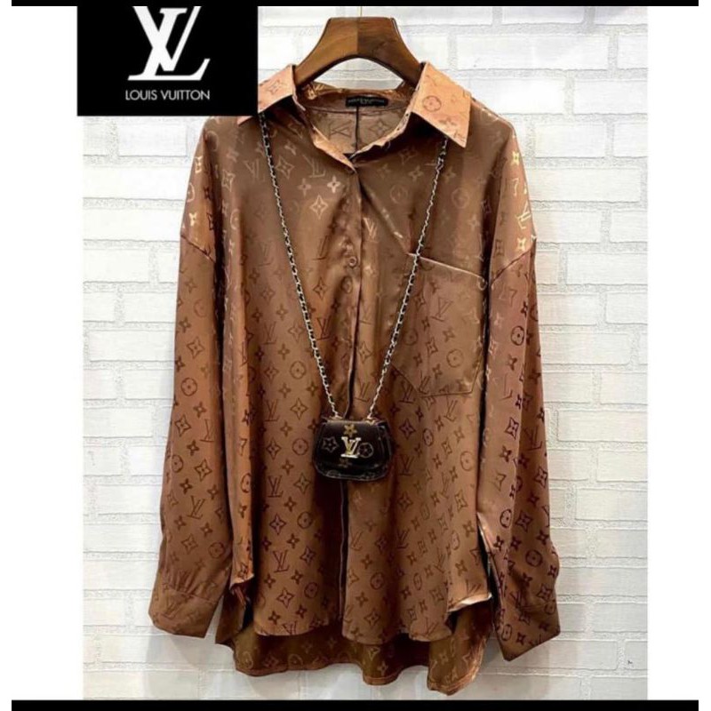 

Kemeja + Mini Bag LV - tag & label; premium import