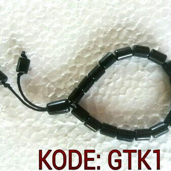 Promo! Gelang Giok Black Jade Aceh Tabung GTK