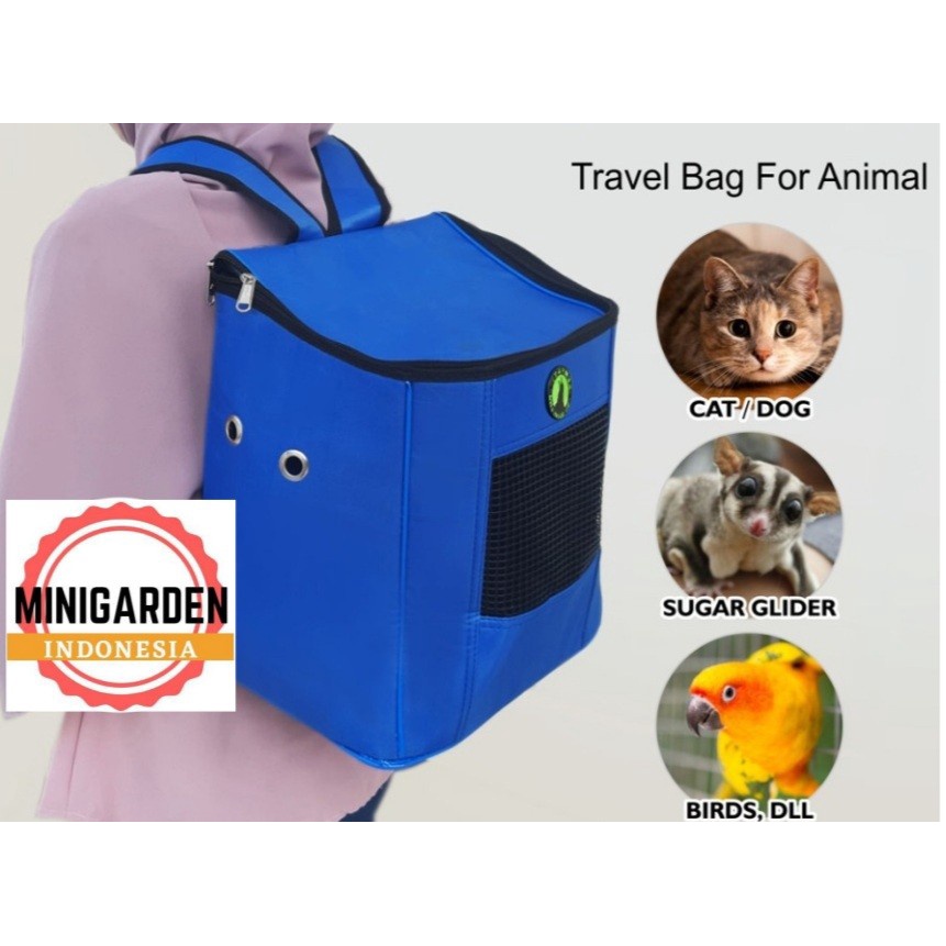 TAS RANSEL HEWAN MODEL KOTAK pet cargo tas gendong pet travel anjing