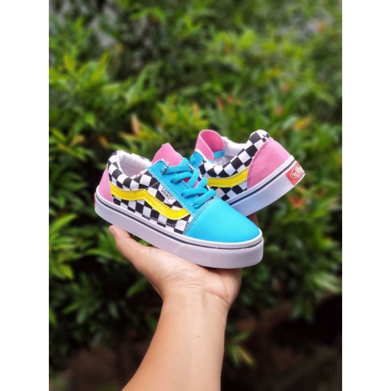 SEPATU ANAK VANS CATUR RAINBOW PREMIUM QUALITY VANS CATUR ANAK RAINBOW