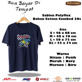  BAJU  KAOS  TSHIRT PRIA MOTOR BALAP ROAD RACE HONDA BEAT 