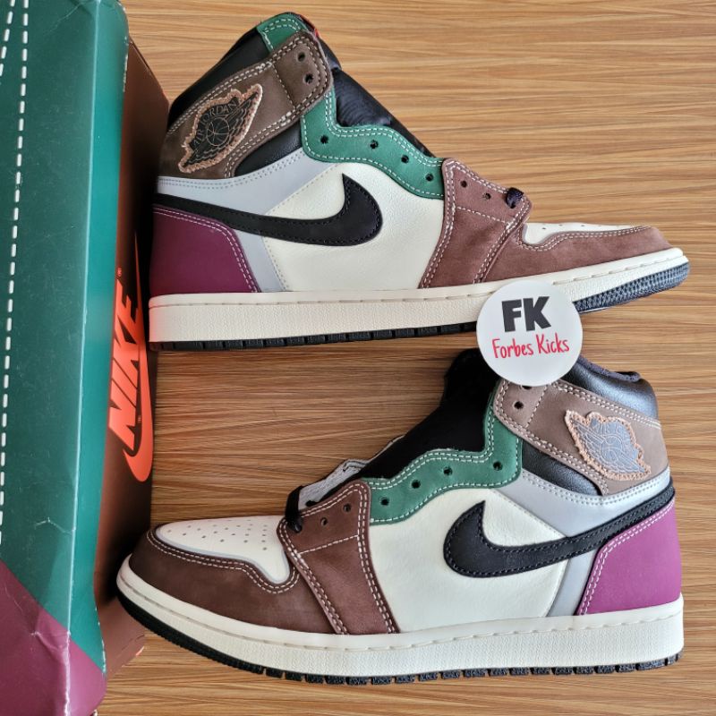 Air Jordan 1 Retro High OG Hand Crafted || patina handcrafted gold toe