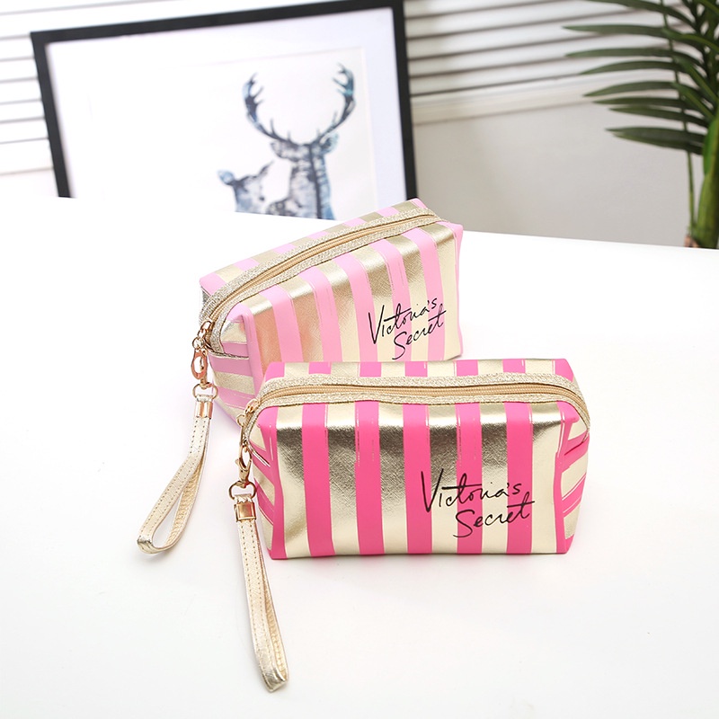 BAO003 Tas Kosmetik Makeup Pouch Anti Air Waterproof Motif Stylish Tas kosmetik serba guna dompet kosmetik Cosmetic Pouch Bag