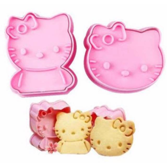 Istana Baking Cetakan Kue Kering Cookies Cutter Hello Kitty Set