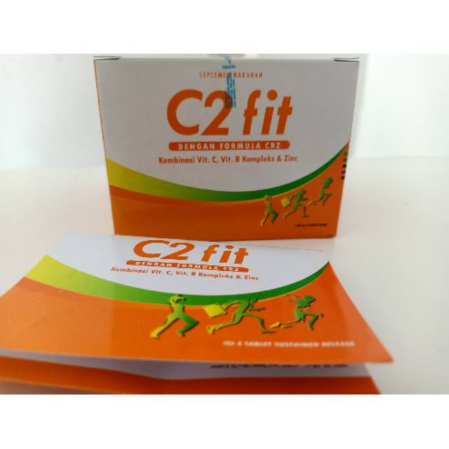 C2fit kombinasi vitamin c, vit b kompleks dan zinc harga pepel
