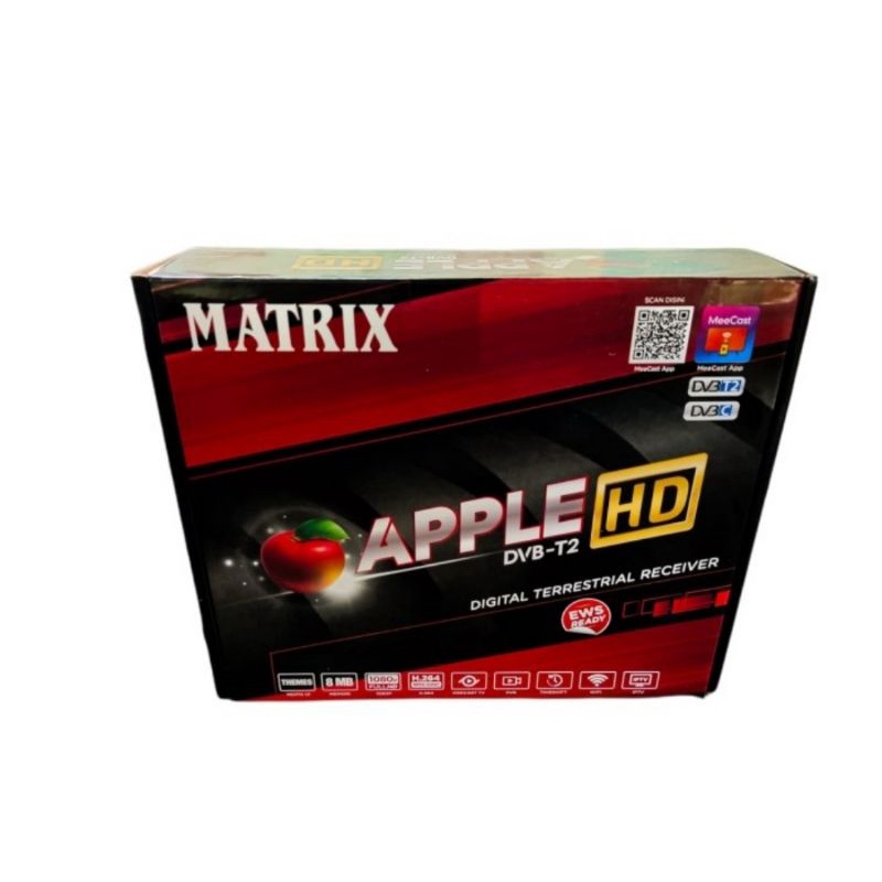 Set top box tv digital matrix apple stb garuda teresterial antena uhf