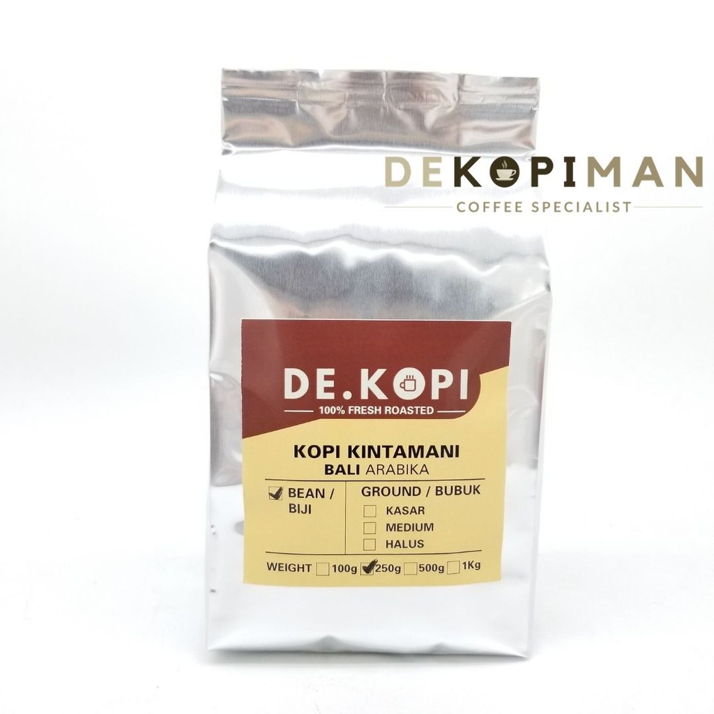 

Kopi Bali Kintamani Arabika 500 Gram Aroma Semerbak Fresh Roasted Biji dan Bubuk Wangi Tanpa Campur