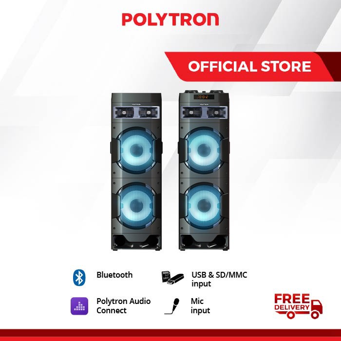 POLYTRON Active Speaker PAS 10DF22 / PAS10DF22 Speaker Aktif