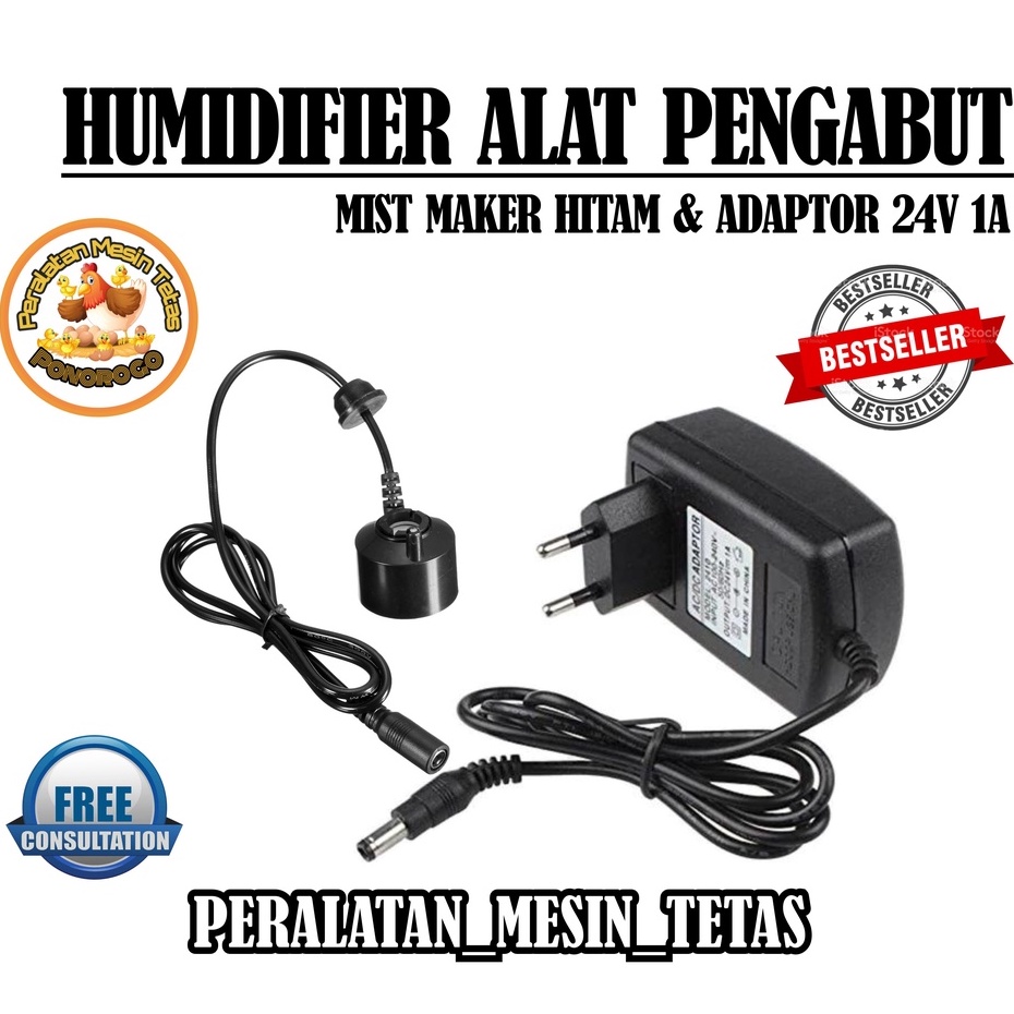 Mist Maker Alat Pengkabut Dan Adaptor 24V 1A