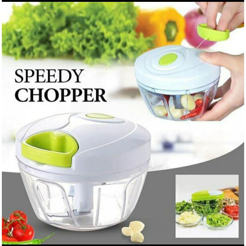[COD]Speedy chopper/blender tarik manual/blender manual/perajang sayur bumbu dapur & daging praktis