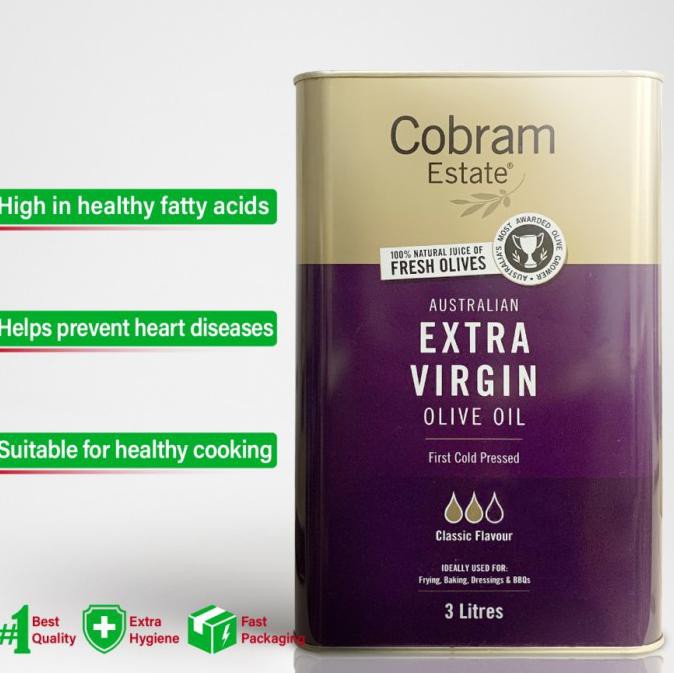 

Extra Virgin Olive Oil - 3 Liter - Classic Flavor ( Cobram Estate )