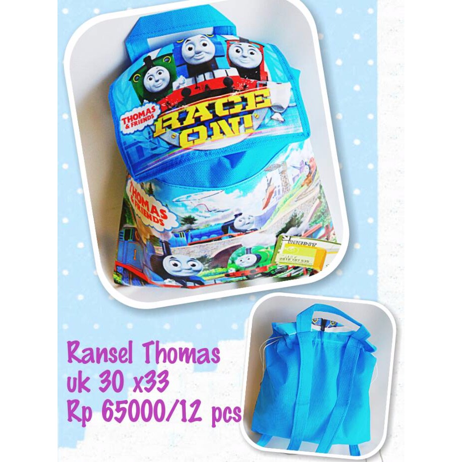 souvenir ultah, ransel thomas