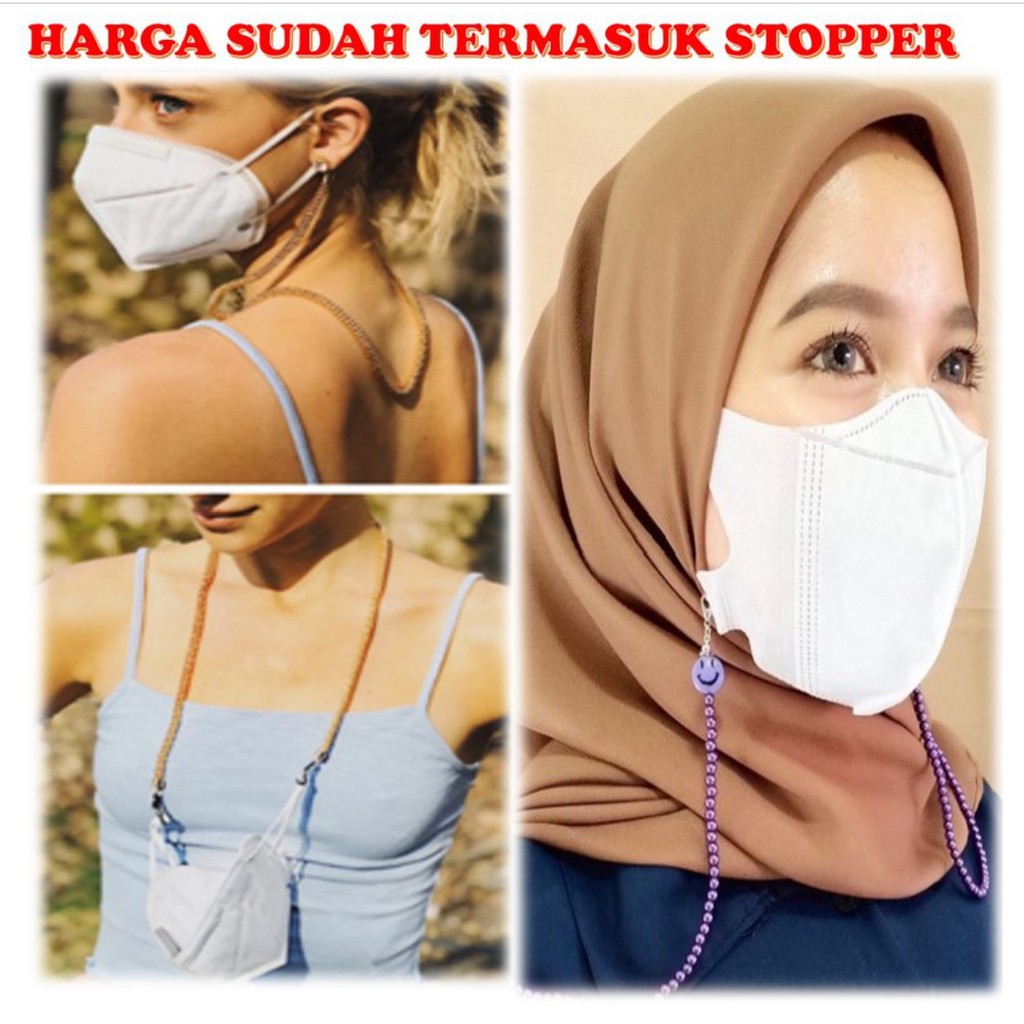 P0 Kalung Strap Masker Tali Masker Chain Mask Hanging Korean Rantai Series Multifungsi Lanyard masker / SS003