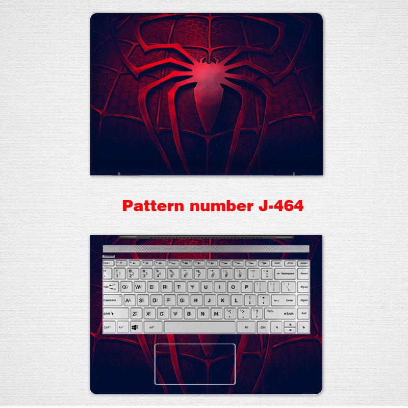 2 Pcs Stiker Pelindung Laptop UNIVERSAL Motif Marvel Ukuran 12 13 14 15.6 Inch Untuk ASUS GA502VivoBook14F TP470E M513 X513