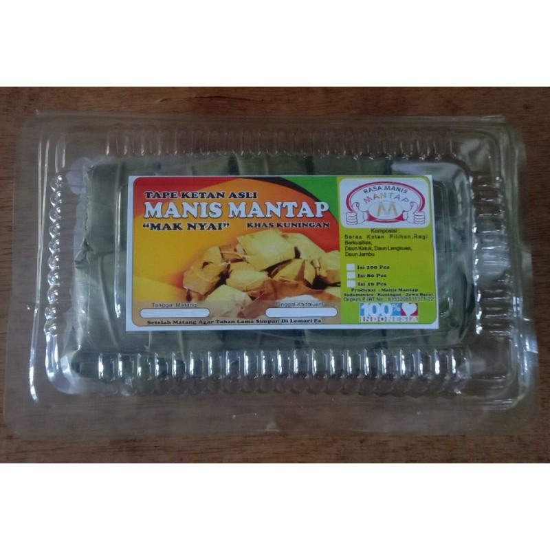 

Tape ketan khas kuningan manis mantap