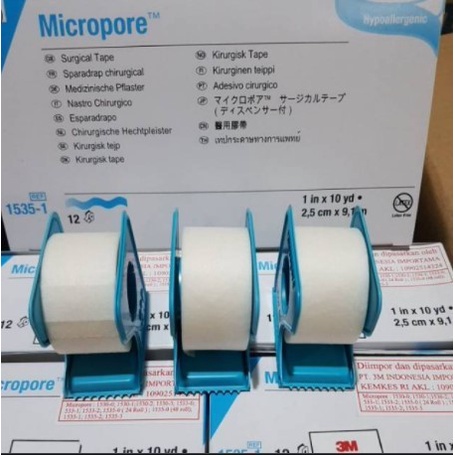 Micropore 1 inch 3M / Micropore 3M 1 inch / Micropore 3M