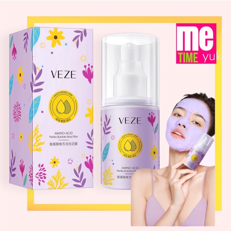 VEZE BUBBLE MASK FACIAL MASK - Masker Wajah Bubble Perilla