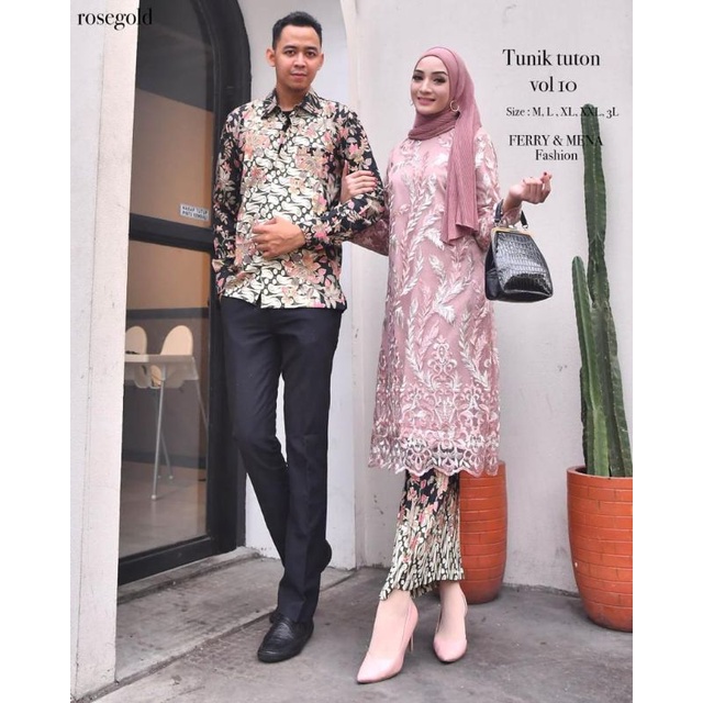 Realpic!!!Cople Stelan Tunik Tuton Vol.10 Original Butik