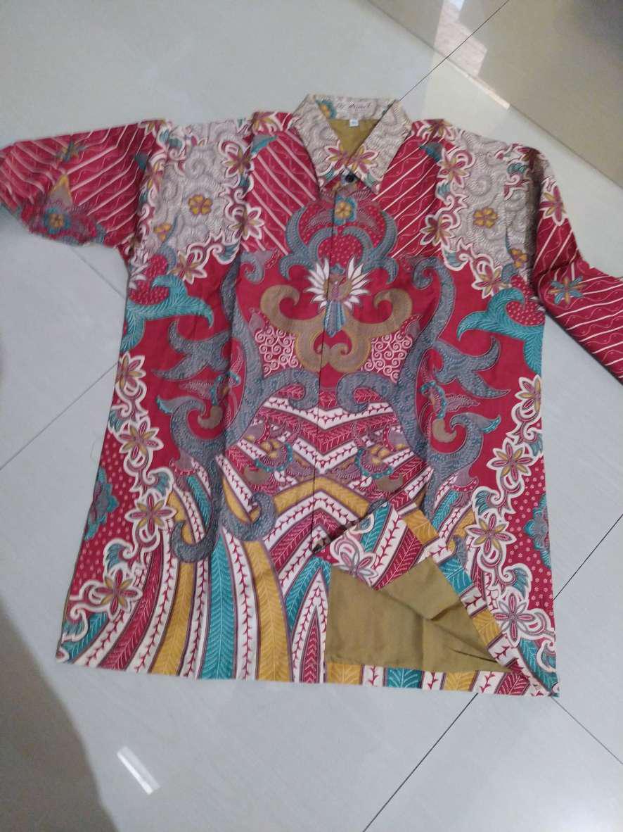 [ Bisa Cod ] Batik Pria Slimfit Lengan Panjang Premium Modern Kantoran Kemeja Batik Cowok Terbaru