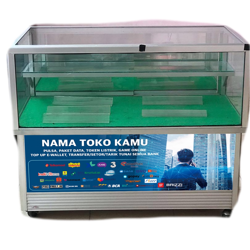 

stiker vinyl custom cellular 130x44cm