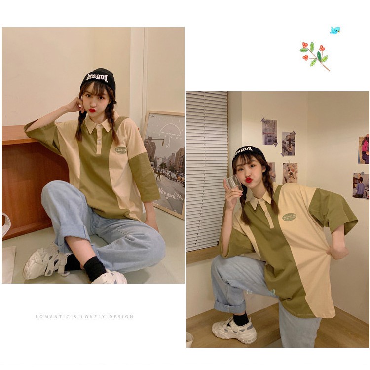 MR-71 kaos kerah casual big size oversized wanita lolita import jepang kawaii