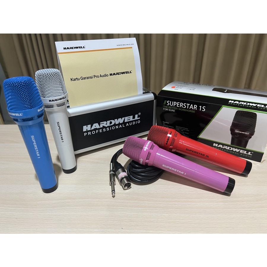 MICROPHONE MIC CABLE MIKROPON MIK KABEL HARDWELL SUPERSTAR 1 / 1S ORIGINAL ORI BAGUS TERLARIS TERBAIK GARANSI