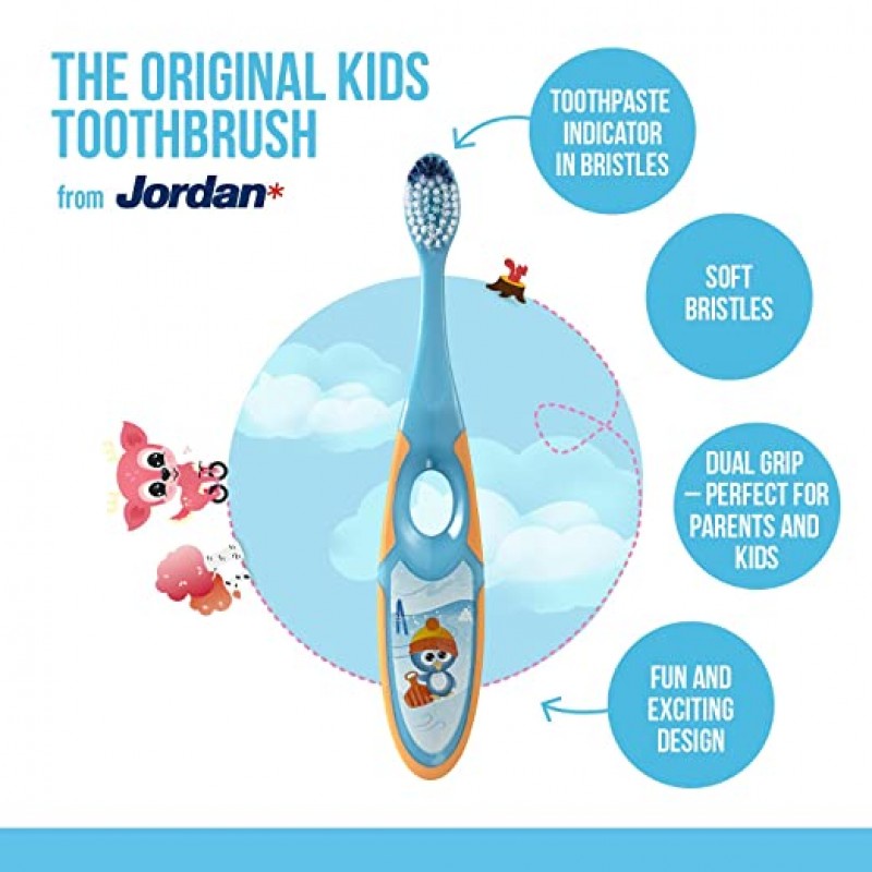 Jordan Kids Toothbrush Super Soft Sikat Gigi Anak Bayi - Step 2