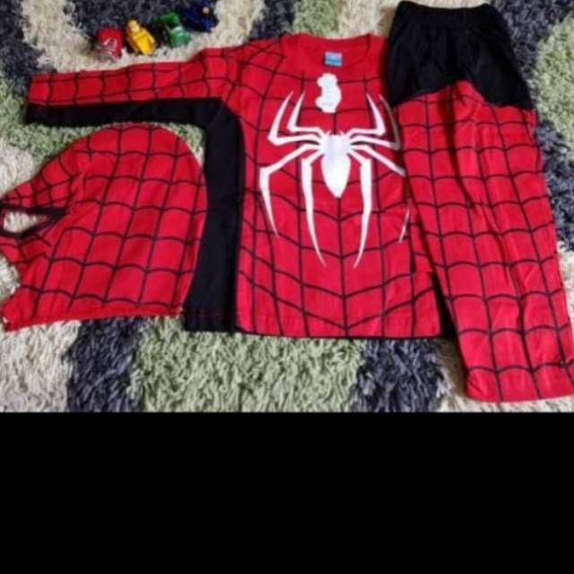 Baju spiderman anak / kaos spiderman / baju superhero spiderman