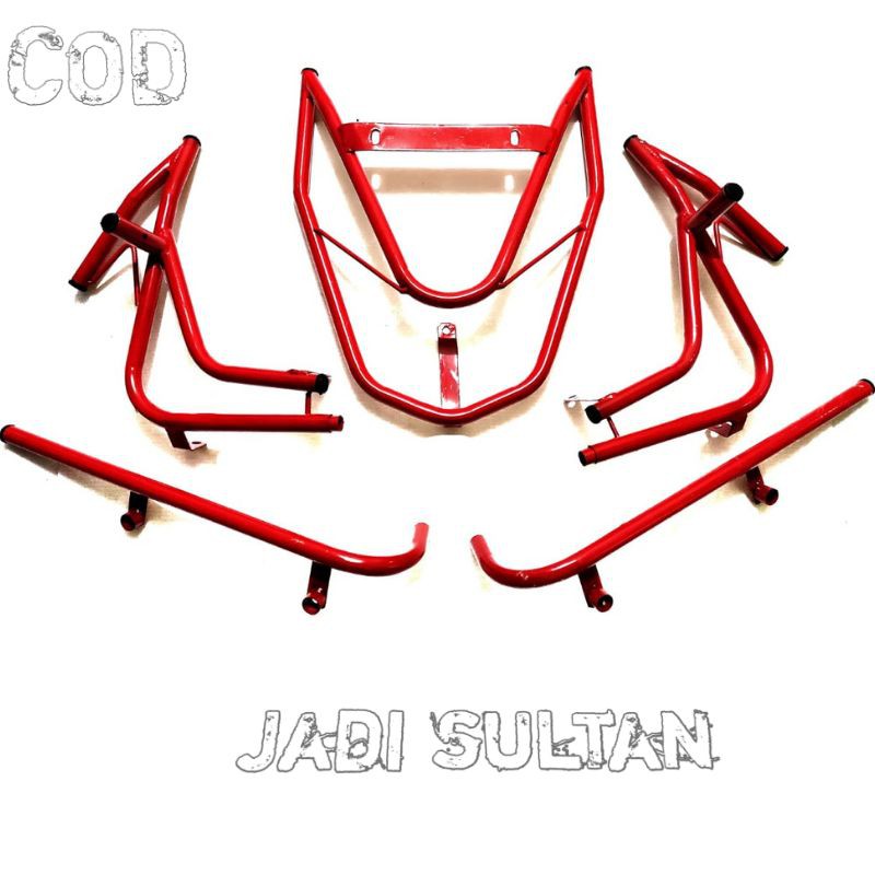 tubular body crash merah beat fi esp 2016 beat stret
