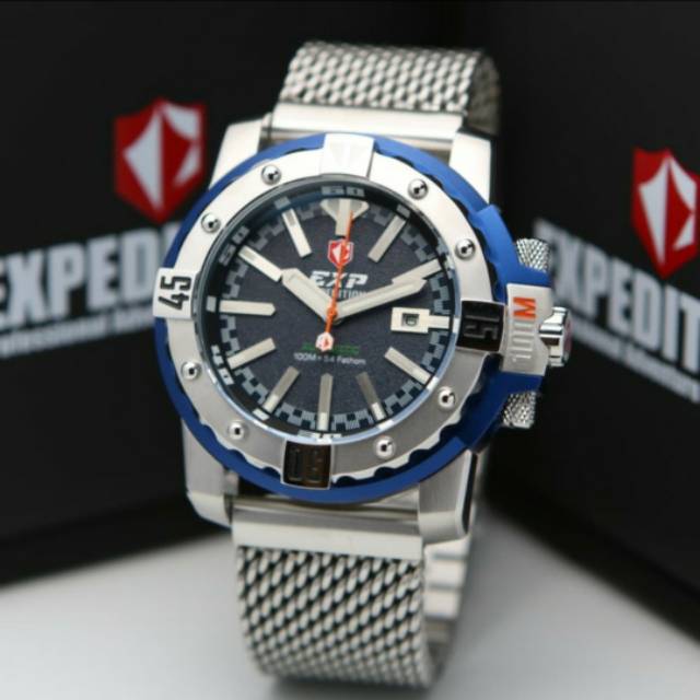 sold - Expedition EXP302 Silver Blue Pria | EXP 302 Original