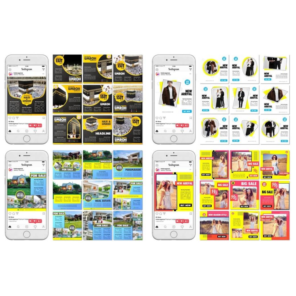 TEMPLATE DESAIN PRODUK Instagram Post Story Powerpoint Sosial Media Software Windows Kado Souvenir