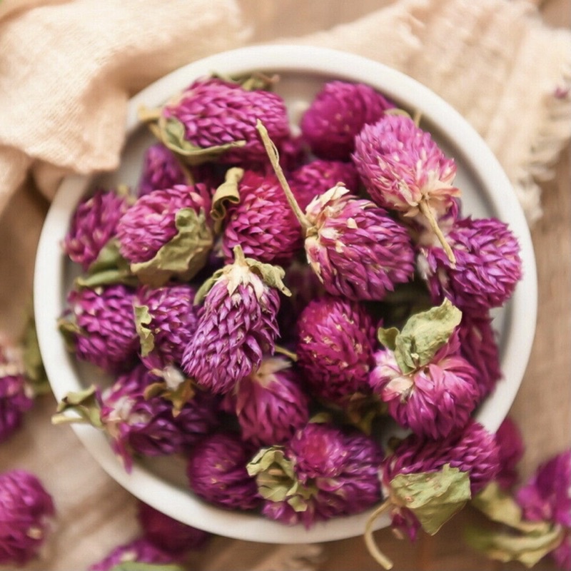 1Kg Grosir Globe Amaranth tea/ teh bunga kenop (link grosir, teh bunga amaranth)