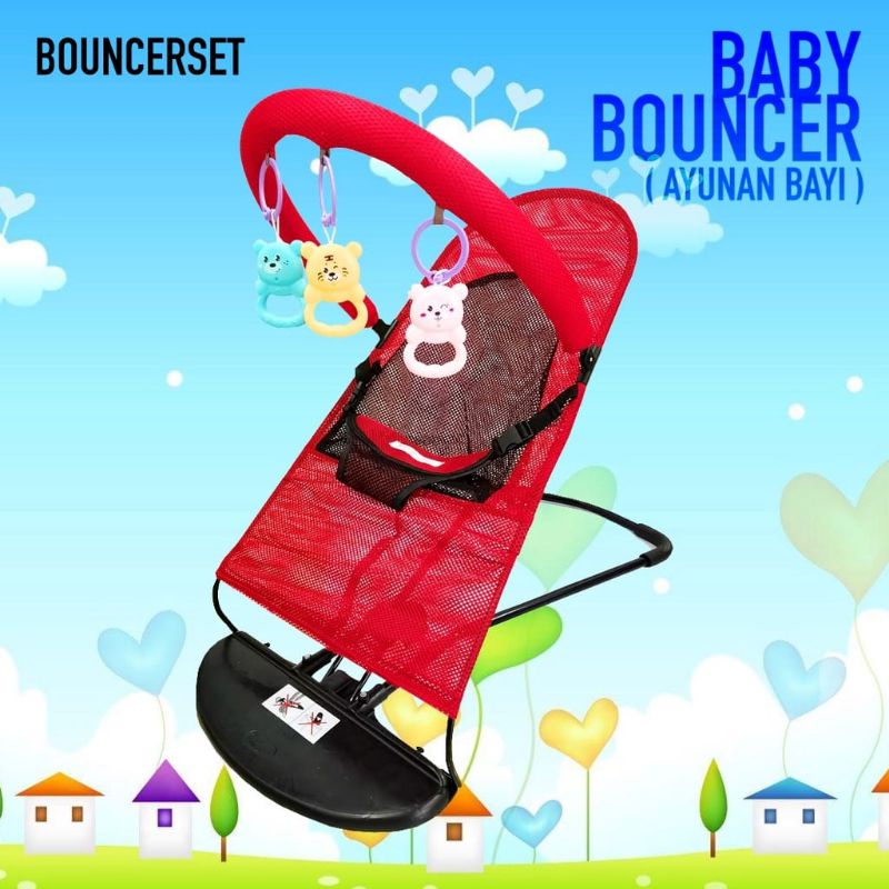 Ayunan Bayi Baby Bouncer MB 173 / Perlengkapan Bayi / Tempat Tidur Bayi / Kursi Anak